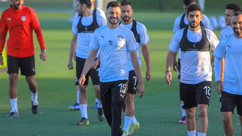 مران منتخب مصر استعدادا