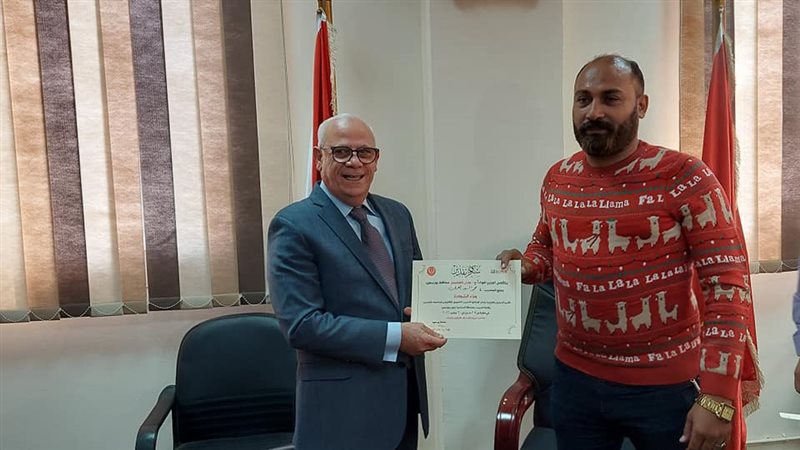 جانب من تكريم الشباب