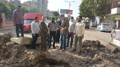 كسر ماسورة مياه في بنها وماسورة مازوت بشبرا الخيمة 