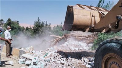 إزالة 122 حالة تعد على الأراضي الزراعية بالجيزة