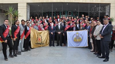 علي السيد رئيسا لاتحاد طلاب جامعة حلوان ويارا هاني نائبا له