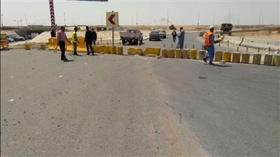 إغلاق جزئي لتقاطع طريق الواحات مع الدائري أمام حي الأشجار لمدة يومين