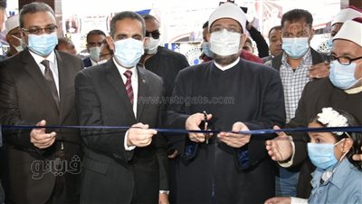 وزير الأوقاف ومحافظ الغربية يفتتحان المسجد الكبير بعزبة الشمرلسي