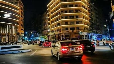 إعادة فتح شارع التحرير أمام حركة السيارات بعد انتهاء أعمال مد كابلات