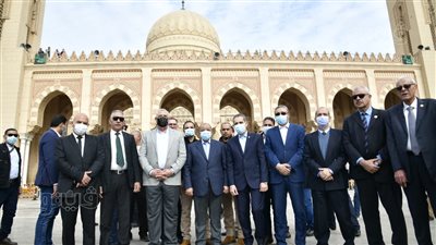 وزيرا التنمية المحلية والزراعة ومحافظ الغربية يفتتحون تطوير منطقة مسجد السيد البدوي