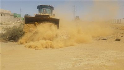 رفع 150 طن قمامة وتركيب 22 عمود إنارة في حملة بالواحات البحرية 