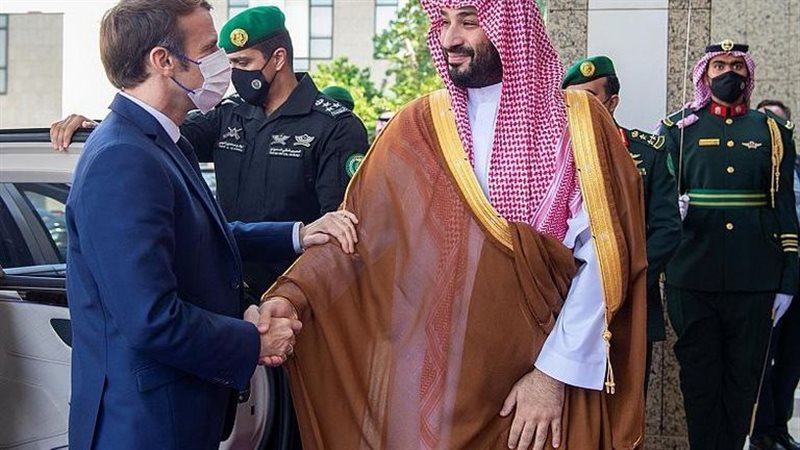 ماكرون ومحمد بن سلمان