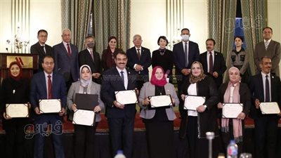 تكريم أول فريق مصري يحصل على الاعتماد عالميا في تعليم أنشطة التوكاتسو