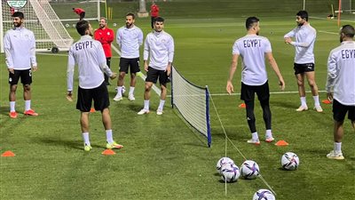 منتخب مصر يخوض مرانه مكتمل الصفوف بانضمام حمدي فتحي| صور
