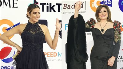 أبرزهن إلهام شاهين وأمينة خليل.. فنانات اخترن التألق بالأسود بختام القاهرة السينمائي | صور
