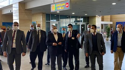اللجنة العليا للتفتيش الأمني والبيئى تتفقد مطار برج العرب