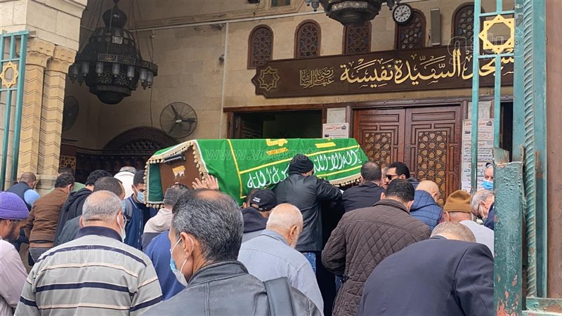 جنازة شقيق مجدي الهواري