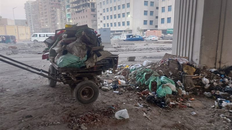 رفع القمامة بـأحياء