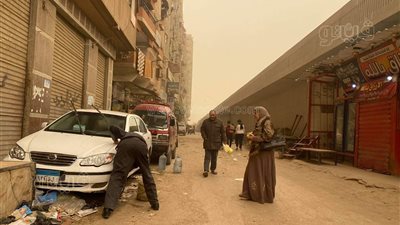 شاهد| الأرصاد تكشف موعد انتهاء العاصفة الترابية