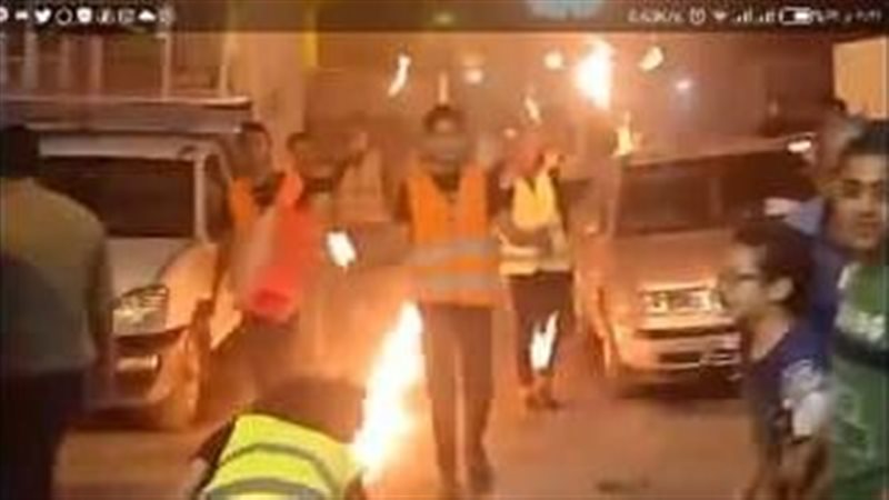 جانب من زفة استعراضات