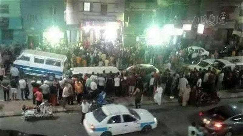موقع الحادث بمدينة