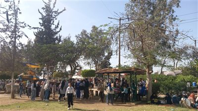 30 ألف زائر بحديقة شجرة الدر خلال يومي عيد الفطر (صور )