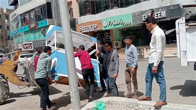 حملة مكبرة لرفع الإشغالات بشوارع الزقازيق