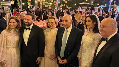 لقطات من حفل زواج نجل رئيس مجلس النواب اللبناني (صور)