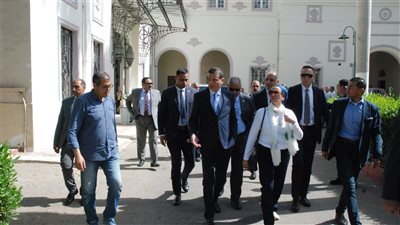 وزيرا الزراعة والبيئة يتفقدان المتحف الزراعي قبل افتتاح معرض زهور الربيع