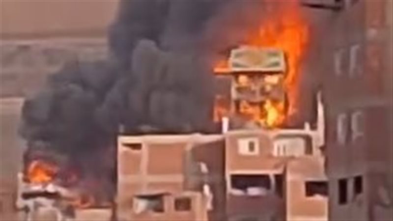 حريق عقار منشأة ناصر،