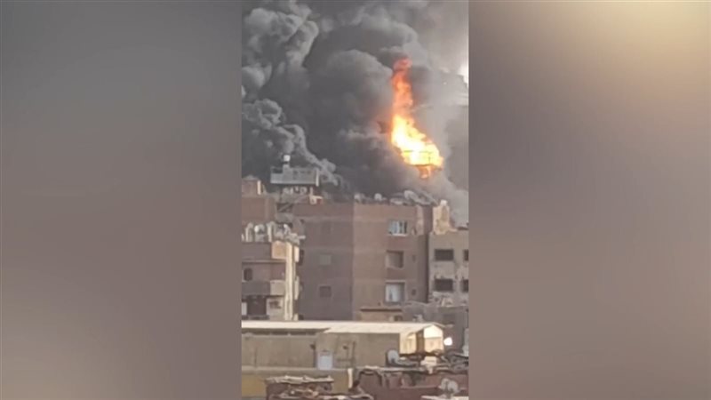 حريق عقار منشأة ناصر،