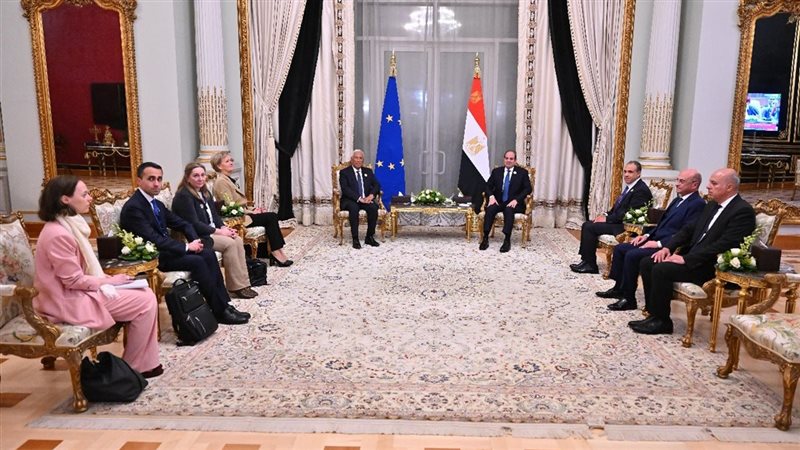 السيسي ورئيس المجلس