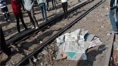 مصرع وإصابة 3 أشخاص صدمهم قطار في بنها
