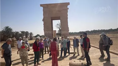 وفد سياحي ألماني يزور واحات الوادي الجديد (صور)