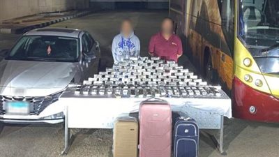 ضبط عنصرين إجراميين بحوزتهما 100 كيلو حشيش بالإسماعيلية والقاهرة 