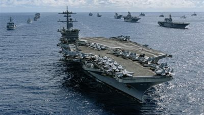 تصعيد جديد في الحرب، حاملة الطائرات الأمريكية يو إس إس نيميتز تتجه نحو الشرق الأوسط