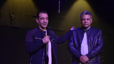 تكريم خاص للمخرج عادل حسان في مسرح الطليعة (صور)