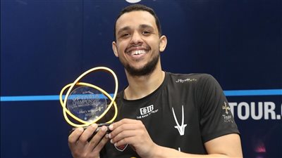 مصطفى عسل يتأهل إلى نهائي بطولة الجونة للإسكواش