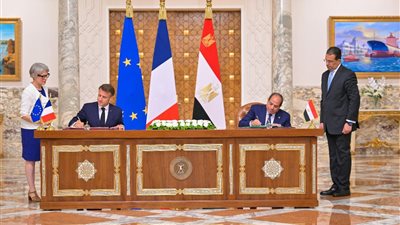 تفاصيل الإعلان المشترك واتفاقيات ومذكرات التفاهم بين مصر وفرنسا (صور)