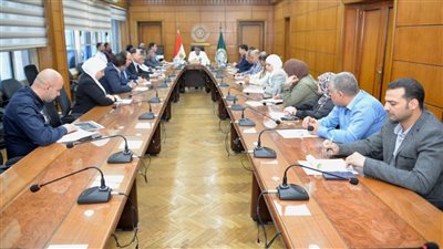 محافظ الدقهلية يبحث تنفيذ مصرف مغطي لمحطة المعالجة المركزية بجمصة