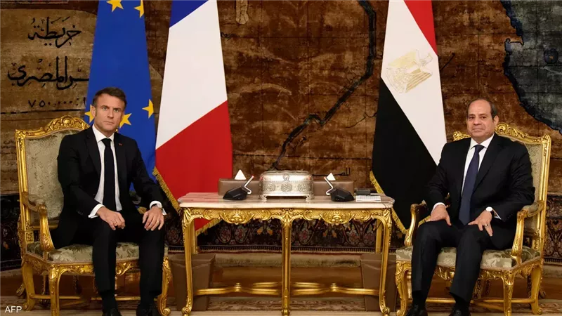 السيسى وماكرون 