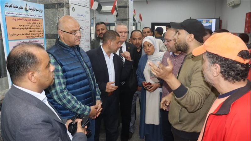 محافظ القليوبية خلال