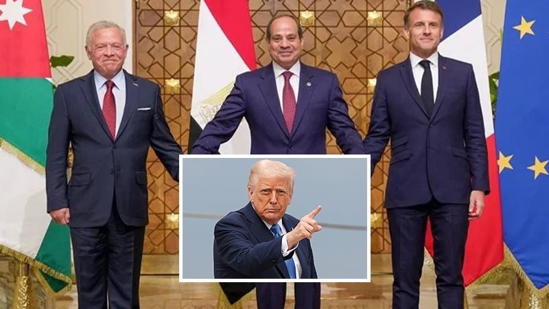 السيسي يتوسط ماكرون