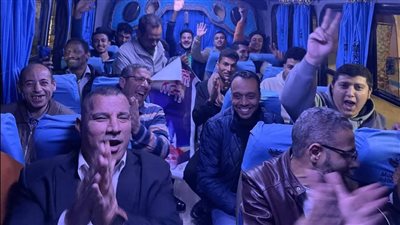 أهالي الإسماعيلية يتوجهون إلى مدينة رفح لرفض تهجير الفلسطينيين (صور) 