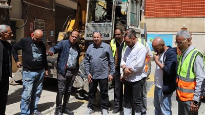 رئيس صرف صحي الإسكندرية يتفقد أعمال تطوير عدد من محطات الرفع 