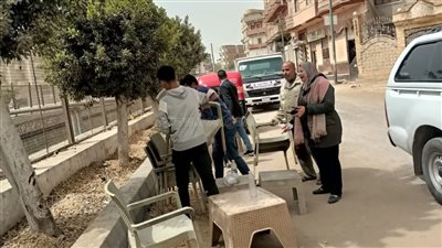 حملات مكثفة بمدينة السنطة لإزالة التعديات والإشغالات المخالفة (صور)