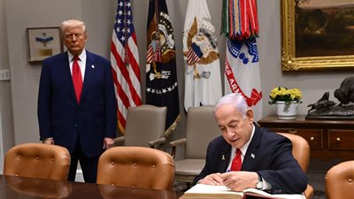 نتنياهو لترامب: نشكرك علي دعمك لدولة إسرائيل