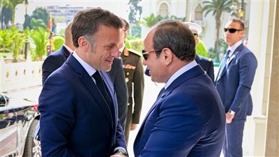  فى ختام زيارته لمصر، السيسي يودع ماكرون 