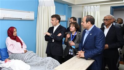 من العريش، السيسي وماكرون يؤكدان ضرورة الوقف الفوري لإطلاق النار بغزة ورفض تهجير الفلسطينيين