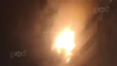 امتدت إلى طابقين، حريق هائل داخل مستشفى السلامة بمدينة المنيا (صور) 