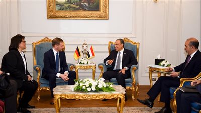 تناولا الفرص الاستثمارية فى مصر، وزير الخارجية يستقبل رئيس وزراء ولاية ساكسونيا الألمانية