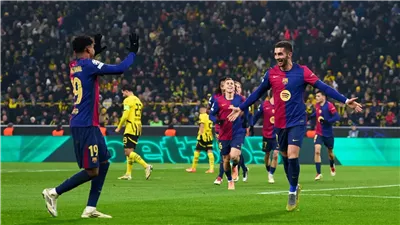 برشلونة يكتسح بوروسيا دورتموند برباعية في دوري أبطال أوروبا 