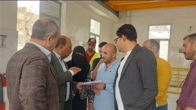 رئيس مياه القناة يتفقد الإدارات الفنية والورشة الميكانيكية المركزية (صور) 