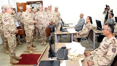 رئيس الأركان يتفقد الأكاديمية العسكرية للدراسات العليا في العاصمة الإدارية الجديدة 