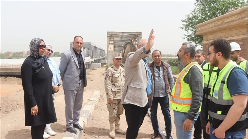 حافظ القليوبية يتفقد